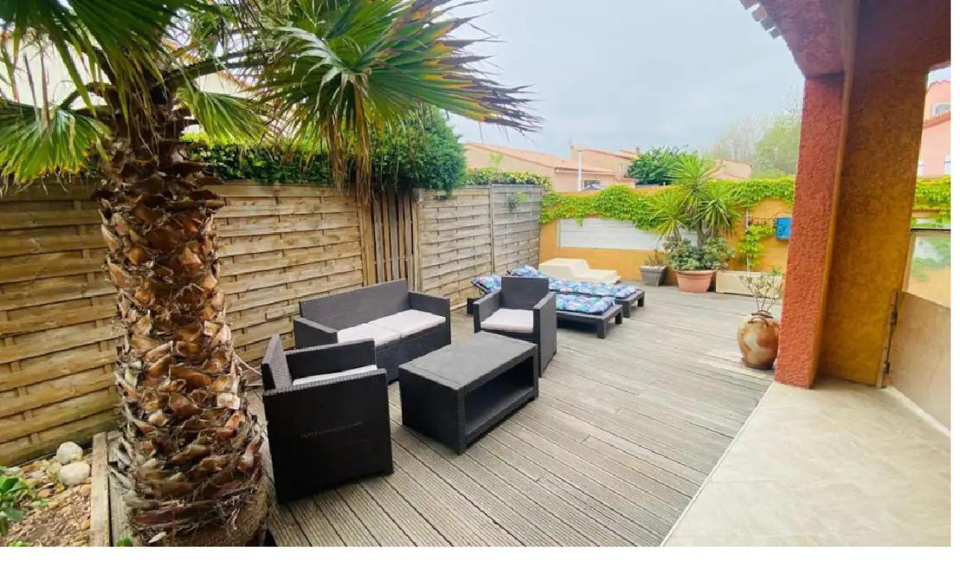 Magnifique Maison Avec Piscine Privee A 300 M D'une Tres Jolie De Sable Le Barcarès